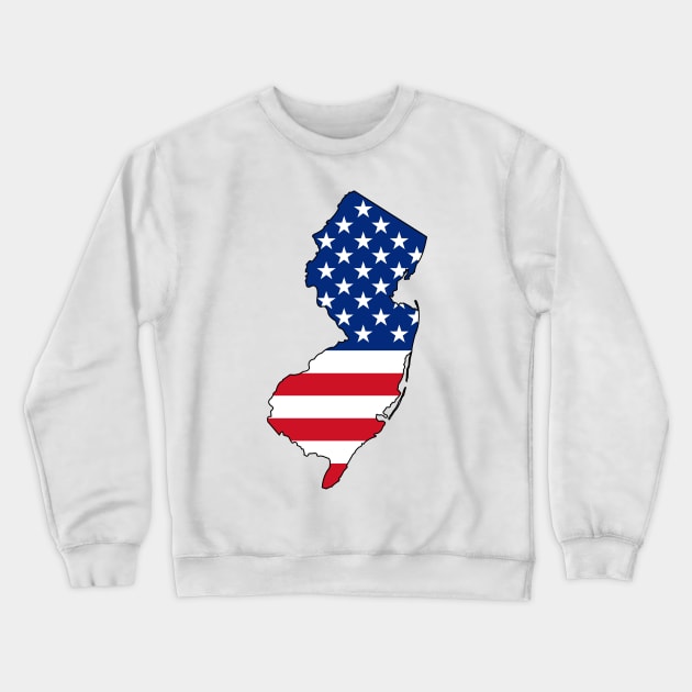 New Jersey USA Crewneck Sweatshirt by somekindofguru